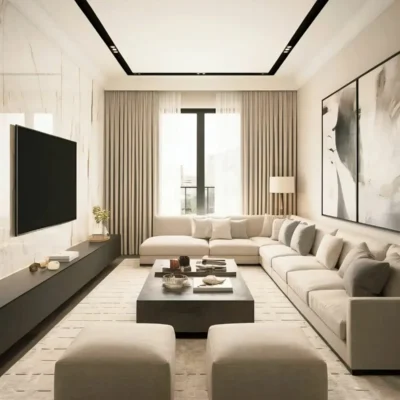 ركنة سمبا لاين تصميم مودرن حرف L ,تضيف لمسة فاخرة وجلسة مريحة بتصميم أنيق ,