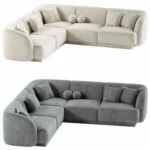 كنب كلاود مودرن تصميم منحني,يجمع بين الأناقة والعملية بخامات عالية الجودة وتصميم مبتكر،