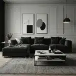 ركنة نور كوزي حرف L ,قماش شانيل تجمع بين الدفء والأناقة بمساحة جلوس واسعة وخامة راقية،