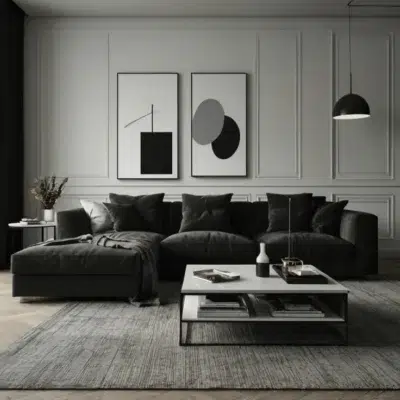 ركنة نور كوزي حرف L ,قماش شانيل تجمع بين الدفء والأناقة بمساحة جلوس واسعة وخامة راقية،