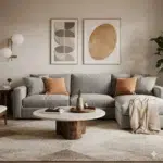 كنبة روبن جينز ركنة مودرن, توفر راحة مثالية, ومساحة جلوس واسعة بخامة متينة