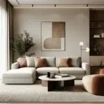 كنب زاوية فينسيا يسارلون رصاصي, بتصميم عصري فاخر يوفر راحة مثالية ومساحة جلوس واسعة،