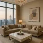 ركنة سيران قماش مخملي فاخر تضيف لمسة راقية وجلسة مريحة بتصميم عصري