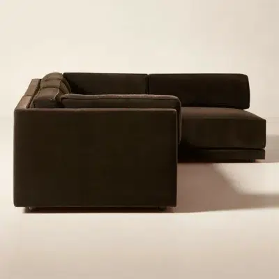 كنب زاوية باولو 4 قطع حرف L, ركنة عصرية ومريحة للجلوس اليومي