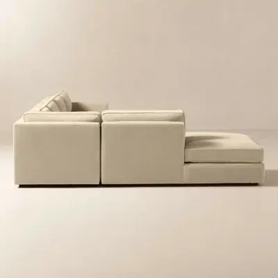 كنبة زاوية يوانا أربع قطع, تصميم مودرن بلمسة فاخرة